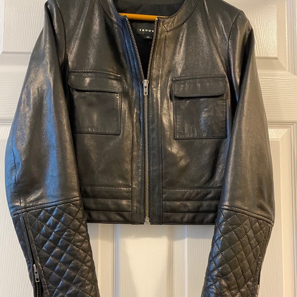 Trouve Leather Jacket - Picture 2 of 3